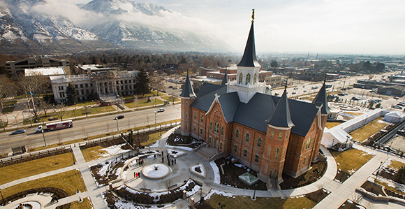 Provo City Temple Monday, Jan. 11, 2016.